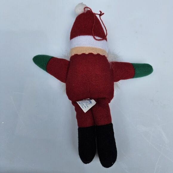 VTG Dan Brechner Santa Claus Plush Ornament 7" Stuffed Toy Christmas Tree Decor - Picture 2 of 4